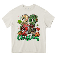 Cream 2024 family christmas Heavy Core Tee - MaliasSmallBusiness