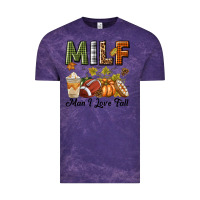 Cloud Purple Milf Man I Love Fall Vintage Tee - texasbilliewilder