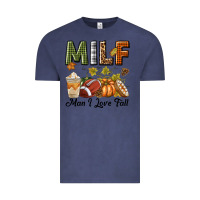 Vintage Denim Milf Man I Love Fall Vintage Tee - texasbilliewilder