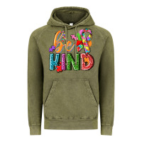 Vintage Olive Autism be kind Vintage Hoodie - NancyCooperArtShop