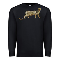 Black Jaguarundi Premium Sweatshirt - LillyAllenDesigns