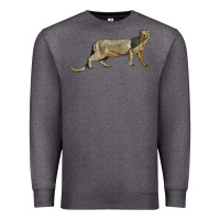 Charcoal Heather Jaguarundi Premium Sweatshirt - LillyAllenDesigns