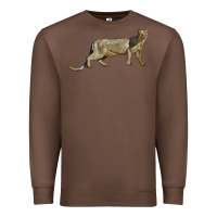 Chestnut Jaguarundi Premium Sweatshirt - LillyAllenDesigns