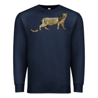 Navy Jaguarundi Premium Sweatshirt - LillyAllenDesigns