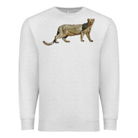 Oatmeal Heather Jaguarundi Premium Sweatshirt - LillyAllenDesigns