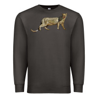Smoke Jaguarundi Premium Sweatshirt - LillyAllenDesigns
