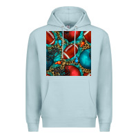 Blue Mist american football helmet with leopard and gemstone Premium Hoodie - BundleAndBundleShop