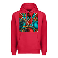 Cardinal american football helmet with leopard and gemstone Premium Hoodie - BundleAndBundleShop