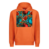 Carrot american football helmet with leopard and gemstone Premium Hoodie - BundleAndBundleShop