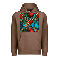 Chestnut american football helmet with leopard and gemstone Premium Hoodie - BundleAndBundleShop