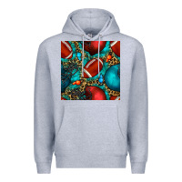 Heather Grey american football helmet with leopard and gemstone Premium Hoodie - BundleAndBundleShop
