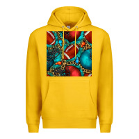 Lemon american football helmet with leopard and gemstone Premium Hoodie - BundleAndBundleShop