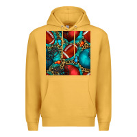 Mustard american football helmet with leopard and gemstone Premium Hoodie - BundleAndBundleShop