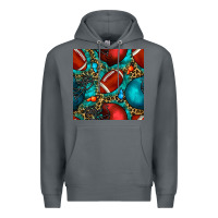Rock american football helmet with leopard and gemstone Premium Hoodie - BundleAndBundleShop