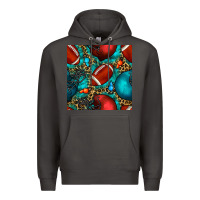 Smoke american football helmet with leopard and gemstone Premium Hoodie - BundleAndBundleShop