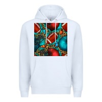 White american football helmet with leopard and gemstone Premium Hoodie - BundleAndBundleShop