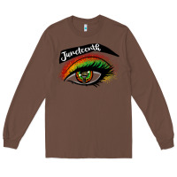 Chestnut juneteenth eyelash cowgirl Long Sleeve Tee - CowGirlArtShop
