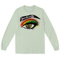Matcha juneteenth eyelash cowgirl Long Sleeve Tee - CowGirlArtShop