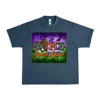 Midnight Navy Home sweet home Urban Heavy Tee - NancyCooperArtShop