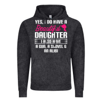 Vintage Black Father Yes I Do Have A Beautiful Daughter Vintage Hoodie - tuanDangUi