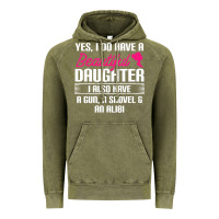 Vintage Olive Father Yes I Do Have A Beautiful Daughter Vintage Hoodie - tuanDangUi