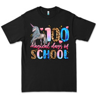 Black 100 magical days of school Premium Tee - LillyAllenDesigns