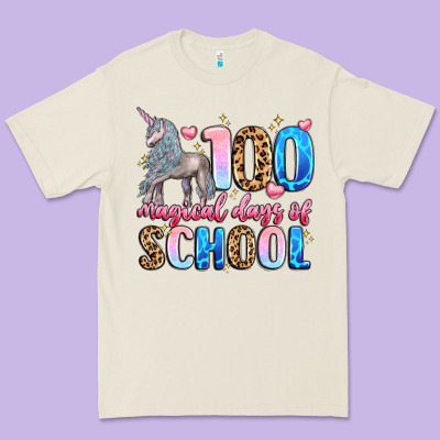 100 Magical Days Of School Premium Tee Designed By Lillyallendesigns