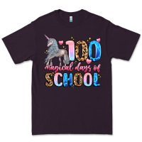 Plum 100 magical days of school Premium Tee - LillyAllenDesigns
