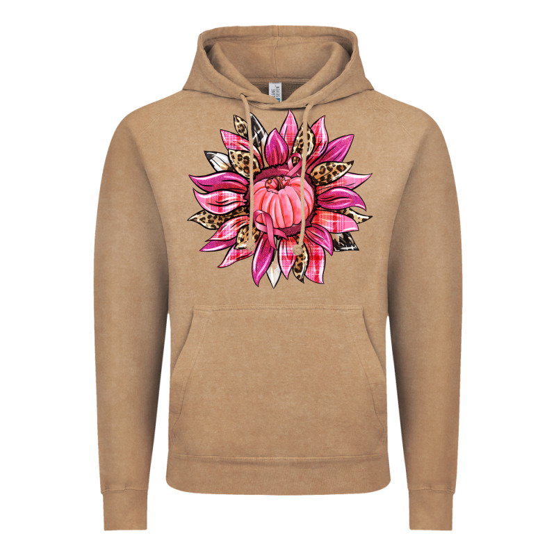 Breast Cancer Sunflower Vintage Hoodie by texasbilliewilder | Teevron