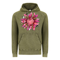 Vintage Olive breast cancer sunflower Vintage Hoodie - texasbilliewilder