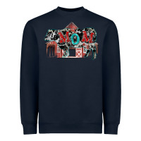 Navy Mom cow Mother's Day Heavyweight Sweatshirt - FaDigitalArtStudio
