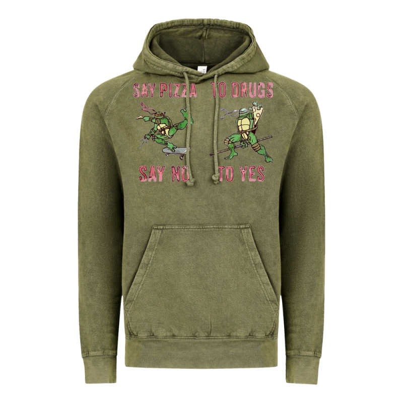 Say Pizza To Drugs Say No To Yes Vintage Hoodie by tuanDangUi | Teevron