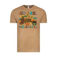 Vintage Camel Just a Girl Who Loves Fall Vintage Tee - texasbilliewilder