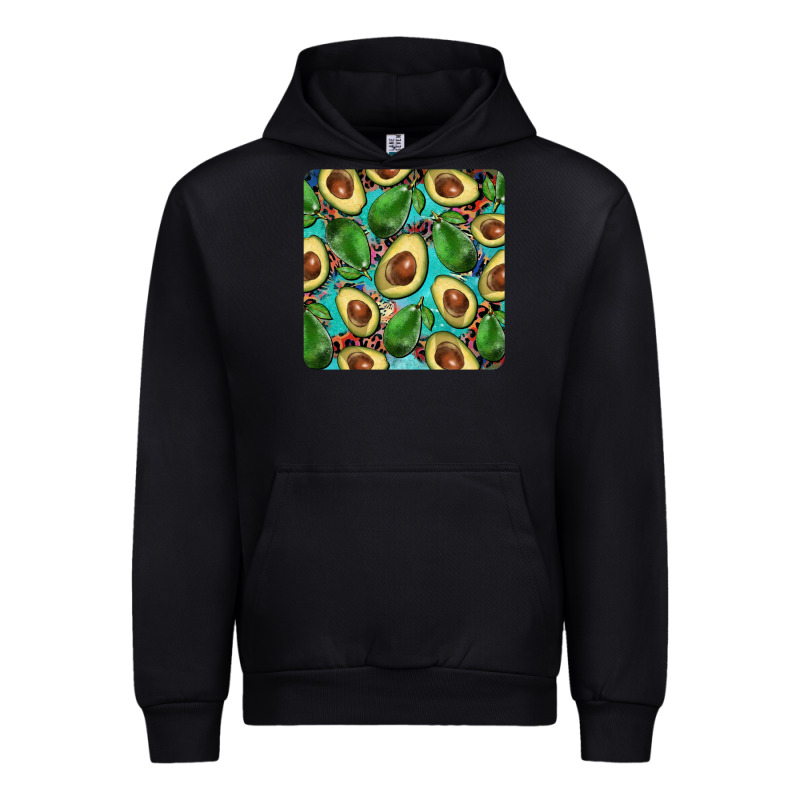 Avacado With Turquoise And Leopard Background Mug Coaster Urban Hoodie by BarkalooDesign | Teevron