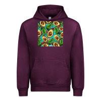 Mauve Wine avacado with turquoise and leopard background mug coaster Urban Hoodie - BarkalooDesign