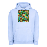 Pigment Grape Ice avacado with turquoise and leopard background mug coaster Urban Hoodie - BarkalooDesign