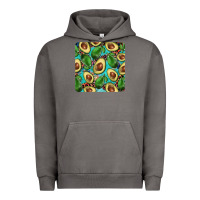 Pigment Tornado avacado with turquoise and leopard background mug coaster Urban Hoodie - BarkalooDesign