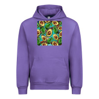 Tulip avacado with turquoise and leopard background mug coaster Urban Hoodie - BarkalooDesign