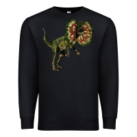 Black Dilophosaurus Premium Sweatshirt - LillyAllenDesigns