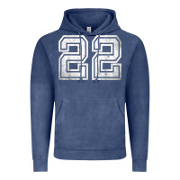 Vintage Denim Number 22 Sports Jersey Lucky No. Birthday Age Vintage Vintage Hoodie - tuanDangUi