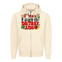 Sandshell santas favorite dietary aide Zipper Hoodie - LillyAllenDesigns