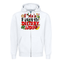 White santas favorite dietary aide Zipper Hoodie - LillyAllenDesigns