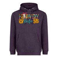 Plum Western Howdy Heifer With Charolais Cow Heavyweight Hoodie - LillyAllenDesigns