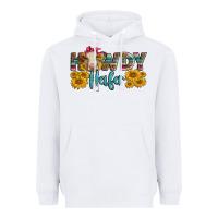 White Western Howdy Heifer With Charolais Cow Heavyweight Hoodie - LillyAllenDesigns