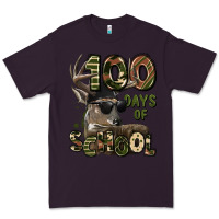 Plum 100 days of school hunting deer Premium Tee - LillyAllenDesigns