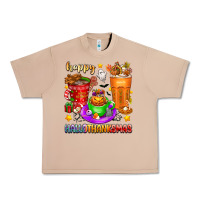 Burro Happy Hallothanksmas coffee cups Urban Heavy Tee - texasbilliewilder