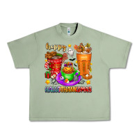 Oil Green Happy Hallothanksmas coffee cups Urban Heavy Tee - texasbilliewilder