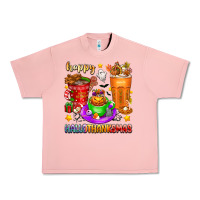 Salmon Happy Hallothanksmas coffee cups Urban Heavy Tee - texasbilliewilder