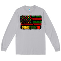 Juneteenth American Flag Long Sleeve Tee | Teevron