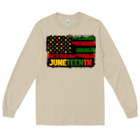 Mushroom juneteenth american flag Long Sleeve Tee - CowGirlArtShop